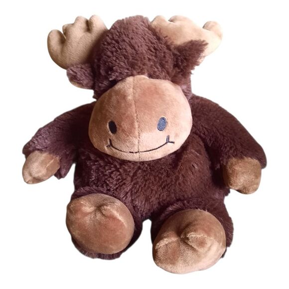 Warmies Brown Stuffed Moose Animal Plush Toy - Picture 1 of 3
